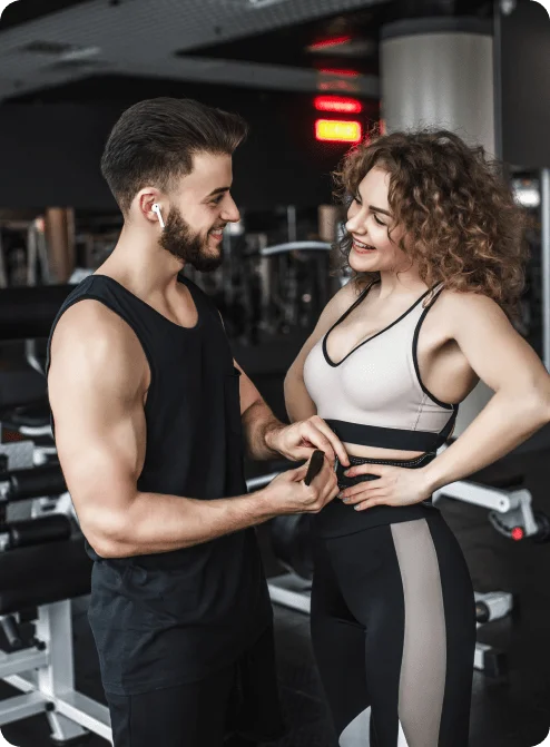 Illustrative fitness coaching session